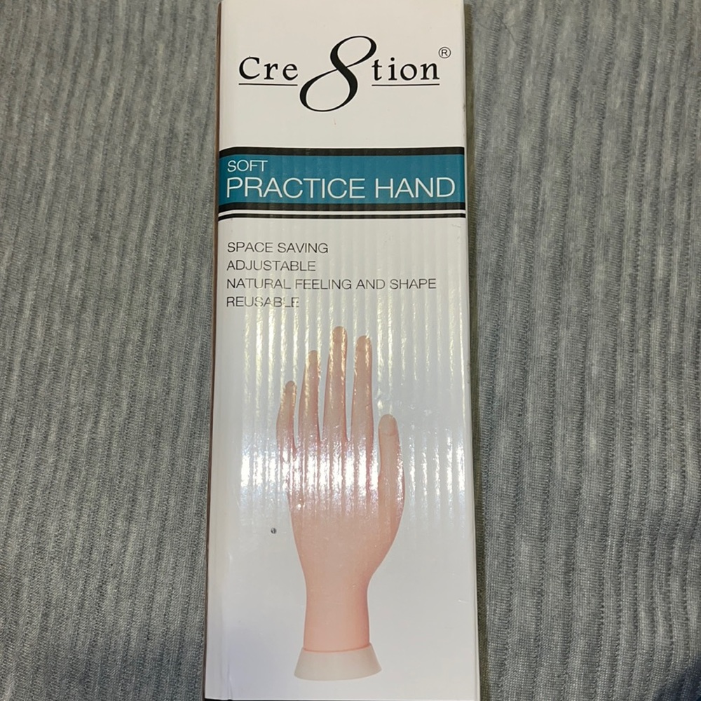 Brand New Soft Practice Hand for Acrylic Nails